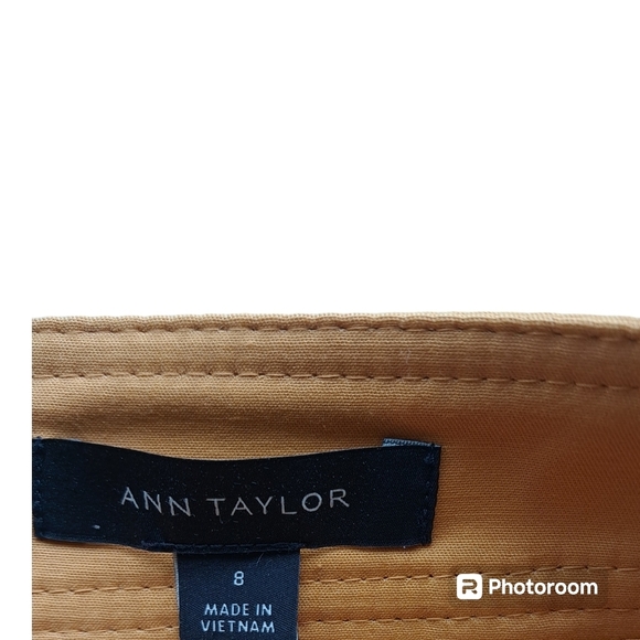NWOT Ann Taylor Yellow Skirt Button Detail and Pockets - Picture 5 of 5